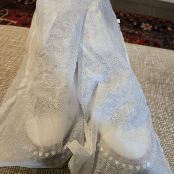 Free People White and Silver Sneakers with Decorative Embellishments - Picture 9 of 9